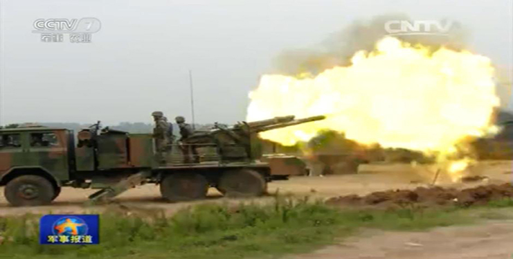 火力猛！解放军大量卡车炮发威
