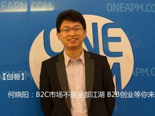 何晓阳:B2C市场不是全部江湖 码农创业时代来临
