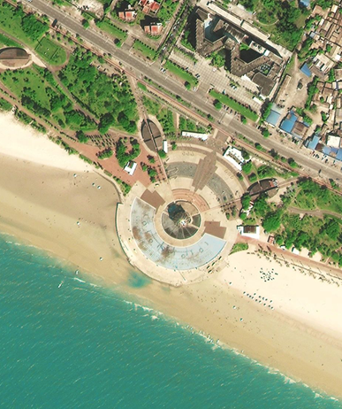 卫星带你邂逅明媚春光