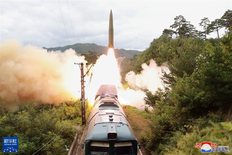 （国际）（3）朝鲜成功试射铁路机动导弹