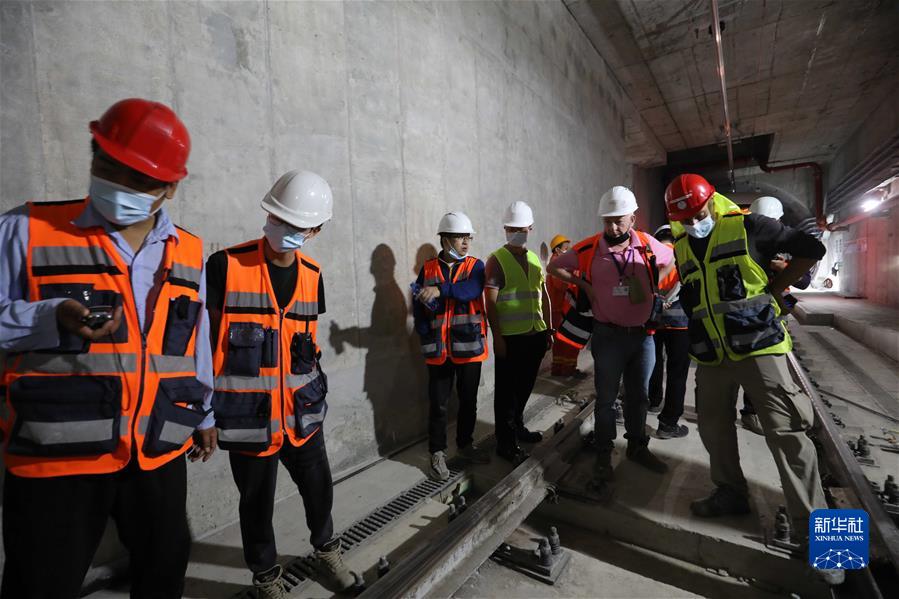 （国际）（5）中企承建的以色列特拉维夫轻轨红线工程进行首次全面动车调试