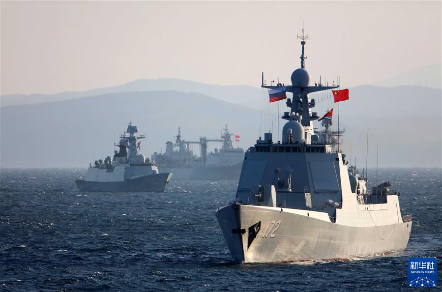 （国际·一周看天下）中俄“海上联合-2021”联合军事演习大洋砺兵