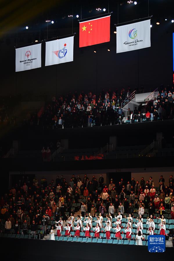 （体育）（1）全国第十一届残运会暨第八届特奥会闭幕式在西安举行
