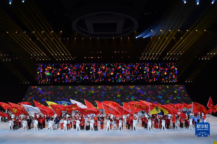 （体育）（3）全国第十一届残运会暨第八届特奥会闭幕式在西安举行