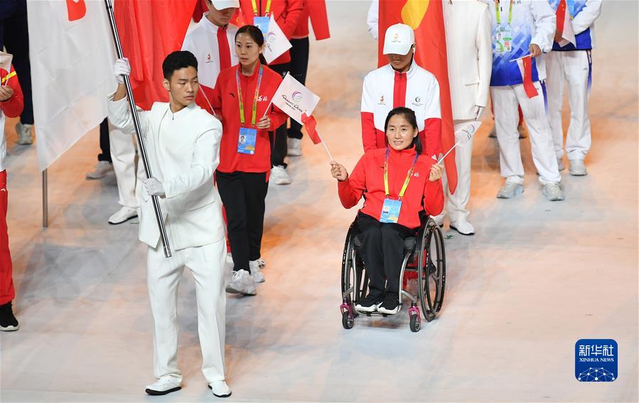 （体育）（5）全国第十一届残运会暨第八届特奥会闭幕式在西安举行