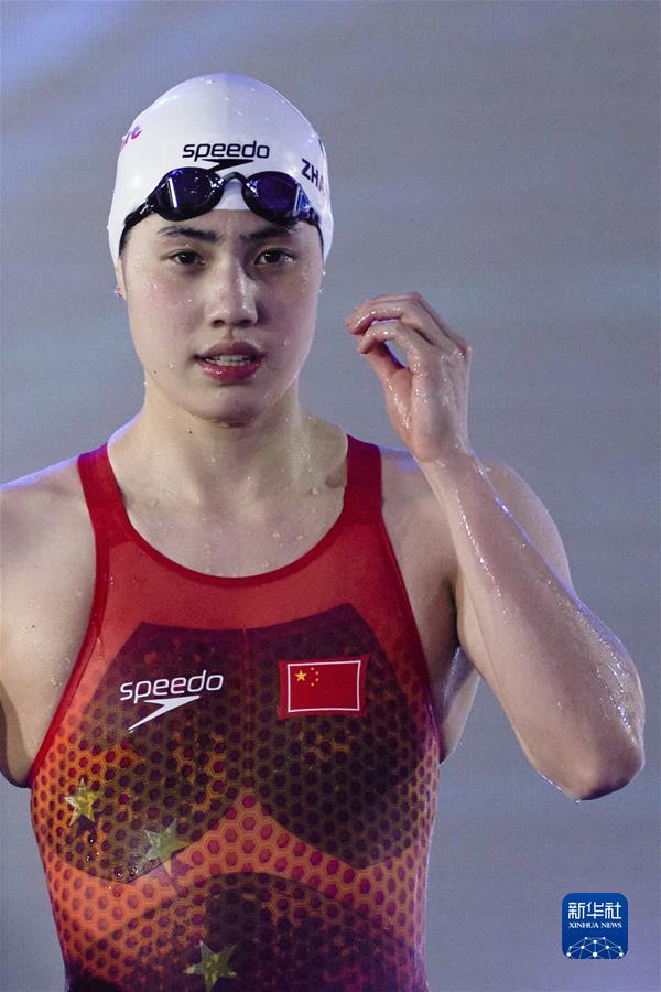 （体育）（4）游泳——世锦赛：张雨霏获得女子100米蝶泳铜牌