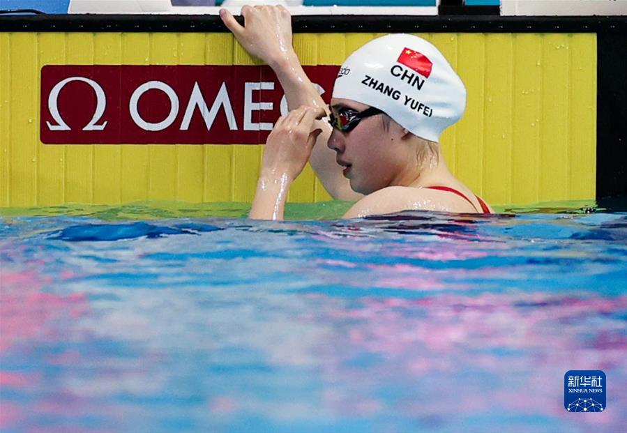 （体育）（7）游泳&mdash;&mdash;世锦赛：张雨霏获得女子100米蝶泳铜牌