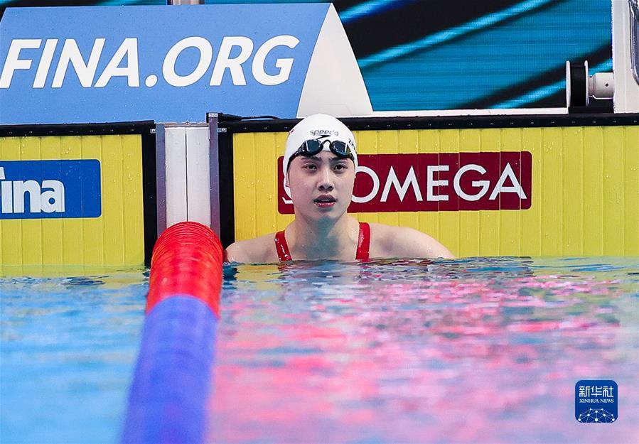 （体育）（8）游泳——世锦赛：张雨霏获得女子100米蝶泳铜牌