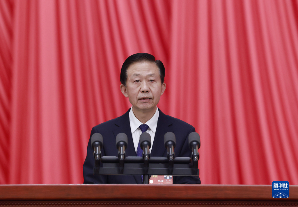 十四届全国人大一次会议举行第二次全体会议