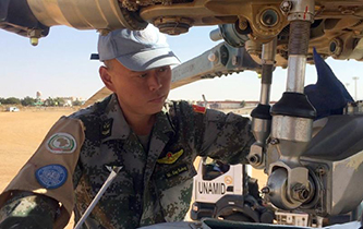 中国赴苏丹达尔富尔维和直升机分队完成2019年首次任务飞行