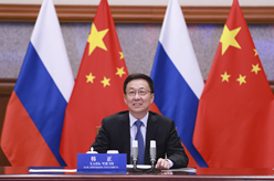 韩正与俄罗斯第一副总理别洛乌索夫共同主持中俄投资合作委员会第八次会议