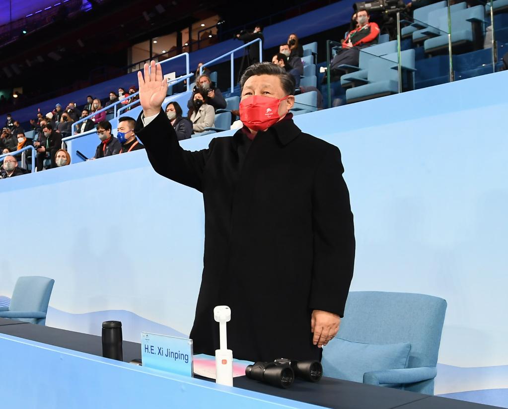 習近平出席北京2022年冬殘奧會閉幕式
