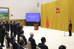 國務院舉行憲法宣誓儀式 李克強總理監誓
