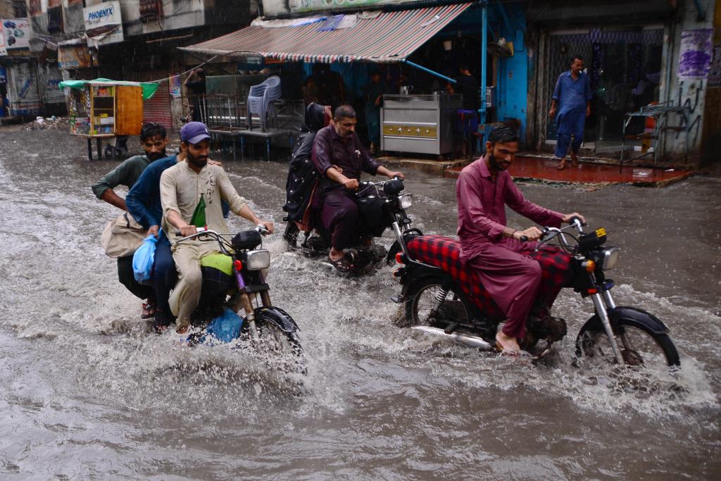 巴基斯坦海得拉巴遭遇洪灾