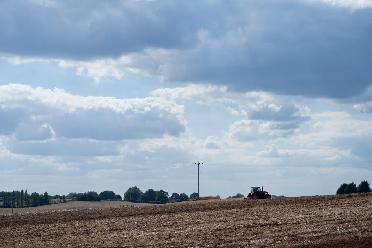 英國：幹旱的農田