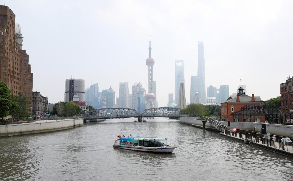 上海：苏州河旅游水上航线开通试运营