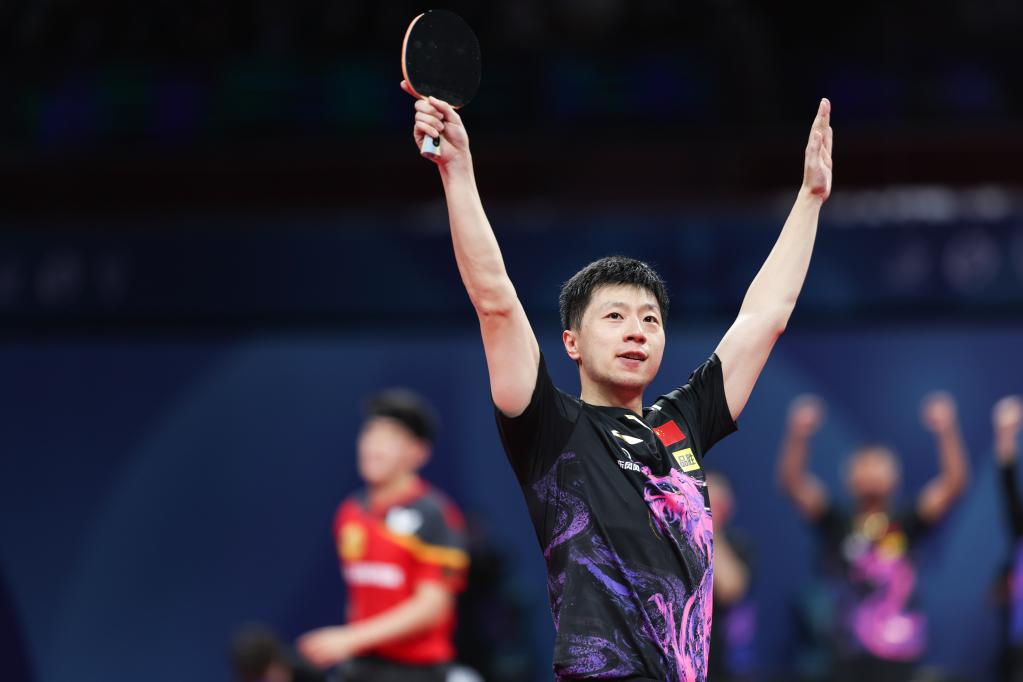 乒乓球——世乒賽團體賽男子決賽：中國隊奪冠