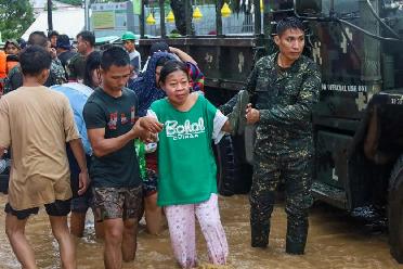 热带风暴“尼格”致菲律宾南部31人死亡