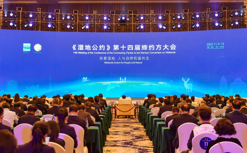 新华全媒+丨《湿地公约》第十四届缔约方大会在武汉开幕