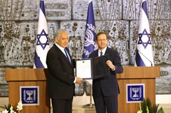 以色列總統授權內塔尼亞胡組建新政府