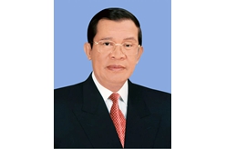 柬埔寨王国首相像