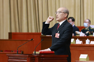 最高人民法院院长张军进行宪法宣誓