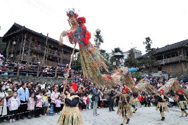 贵州榕江：侗族同胞欢庆“萨玛节”