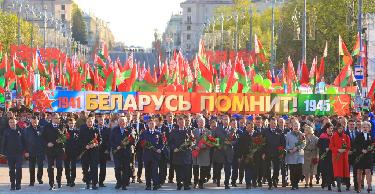 白俄羅斯紀念衛國戰爭勝利78周年
