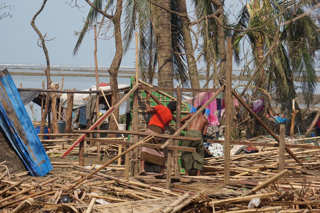 緬甸：熱帶氣旋過後