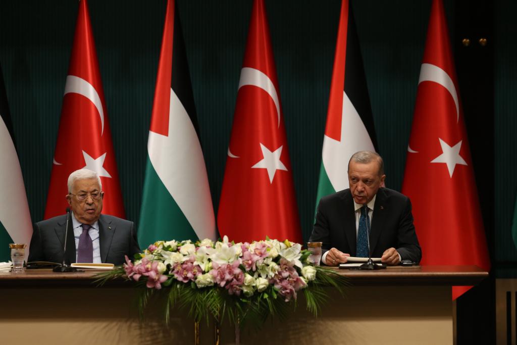 土耳其总统说将继续强有力支持巴勒斯坦事业
