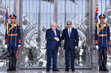 埃及和巴勒斯坦总统讨论巴民族和解等问题