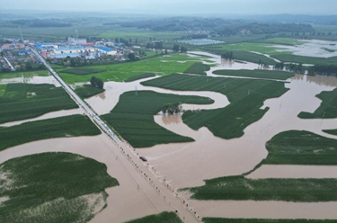 受强降雨影响吉林省舒兰市转移人口12550人