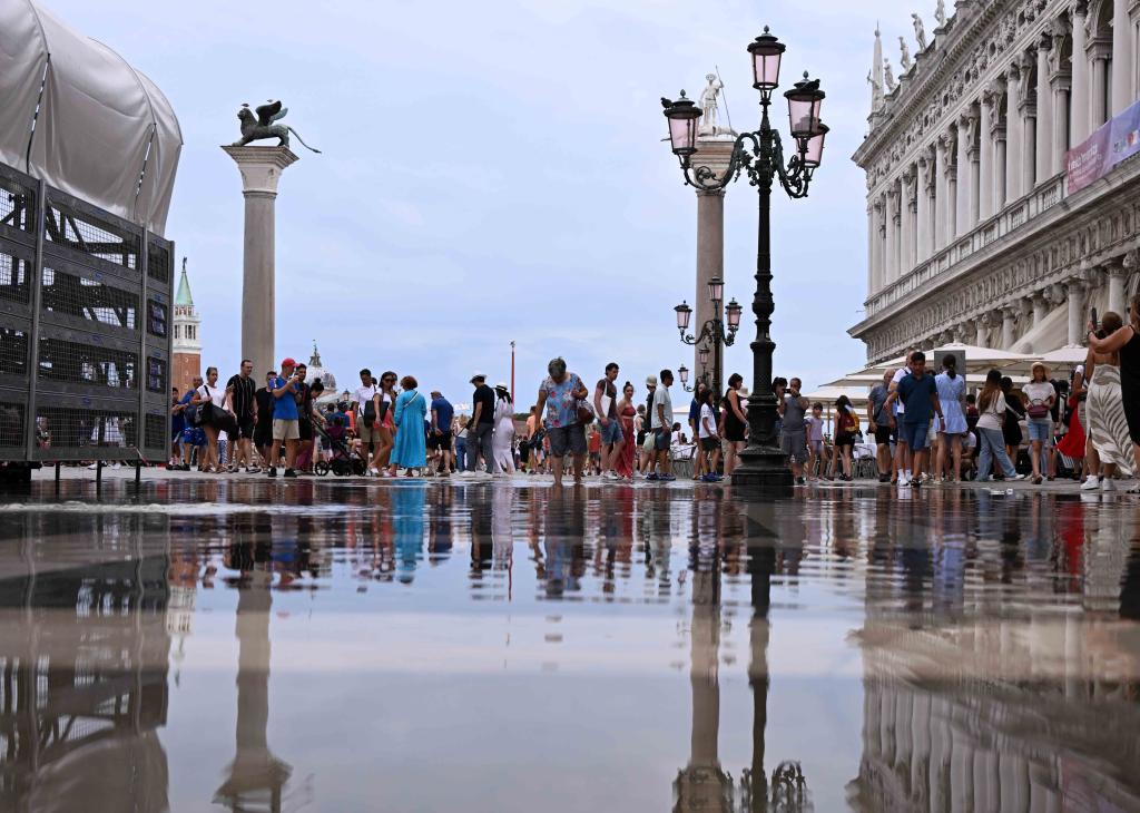意大利威尼斯水位上涨