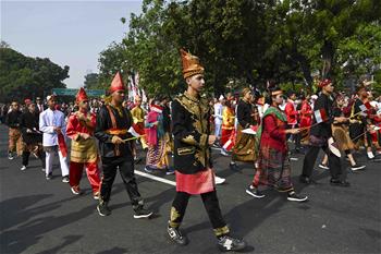 印度尼西亚举行活动庆祝独立78周年