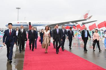 叙利亚总统巴沙尔抵达杭州