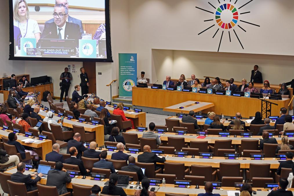 第二次聯合國全民健康覆蓋問題高級別會議通過新的政治宣言