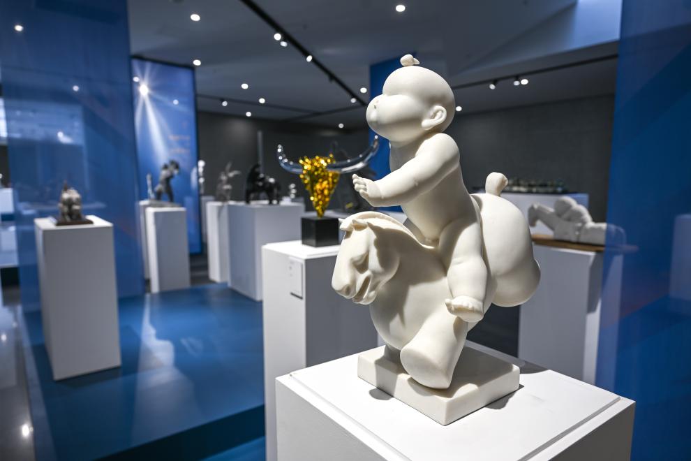 首届呼和浩特国际雕塑艺术展开幕