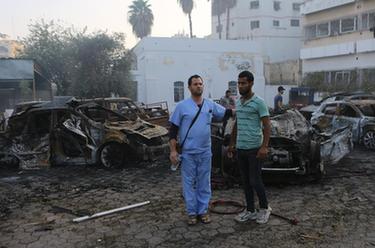 加沙医院遭袭致约500人死亡