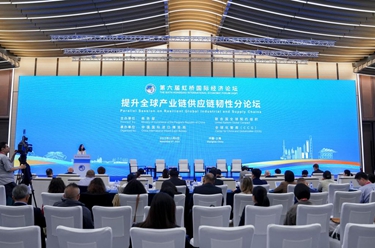 第六届虹桥国际经济论坛“提升全球产业链供应链韧性”分论坛举行