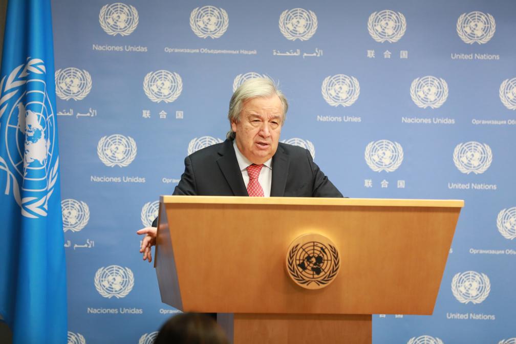 联合国秘书长：加沙人道主义停火刻不容缓