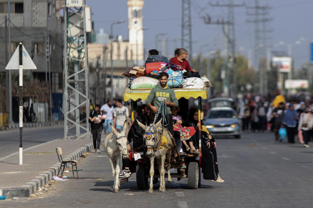 加沙：向南迁移