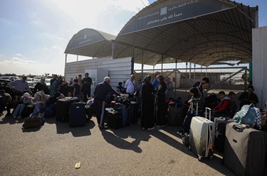 加沙：等待离开的民众