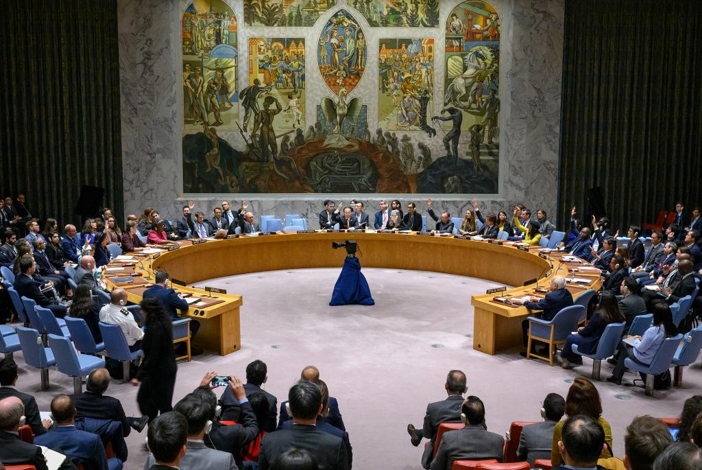 联合国安理会就巴以局势通过决议