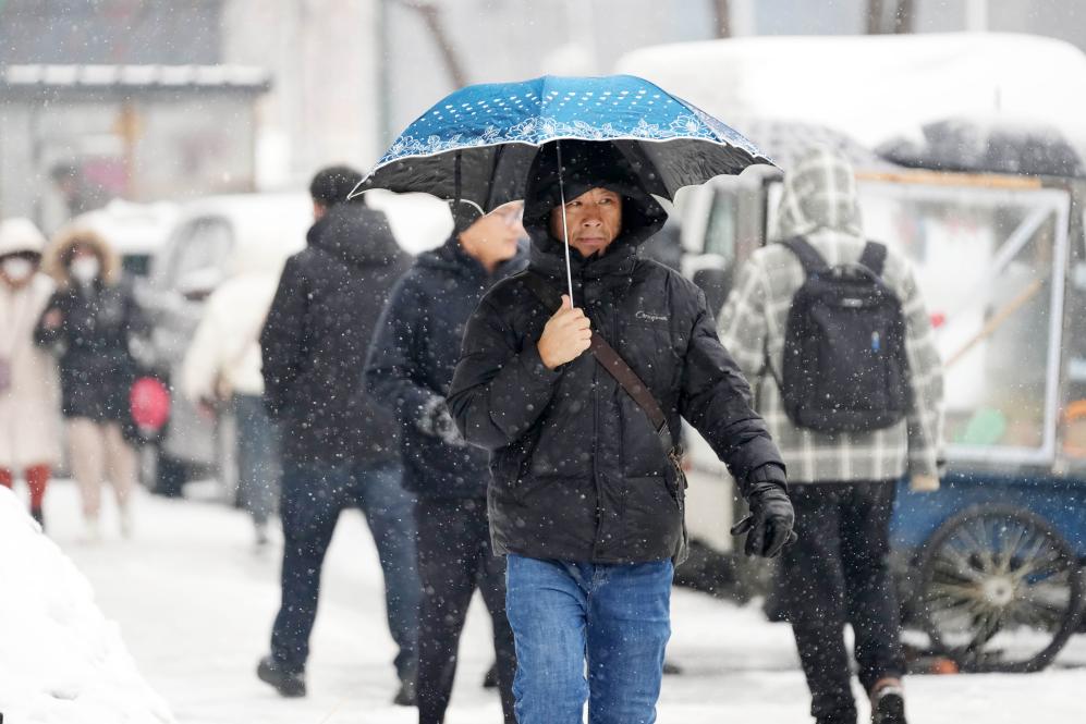 哈尔滨迎来雨雪天气