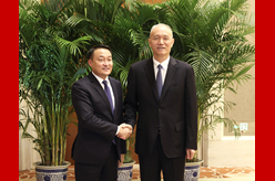 蔡奇会见蒙古人民党代表团