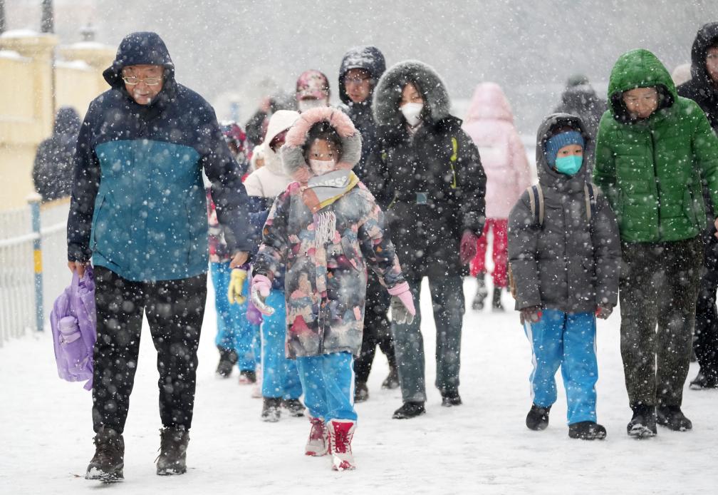 冰城哈尔滨“小雪”迎降雪