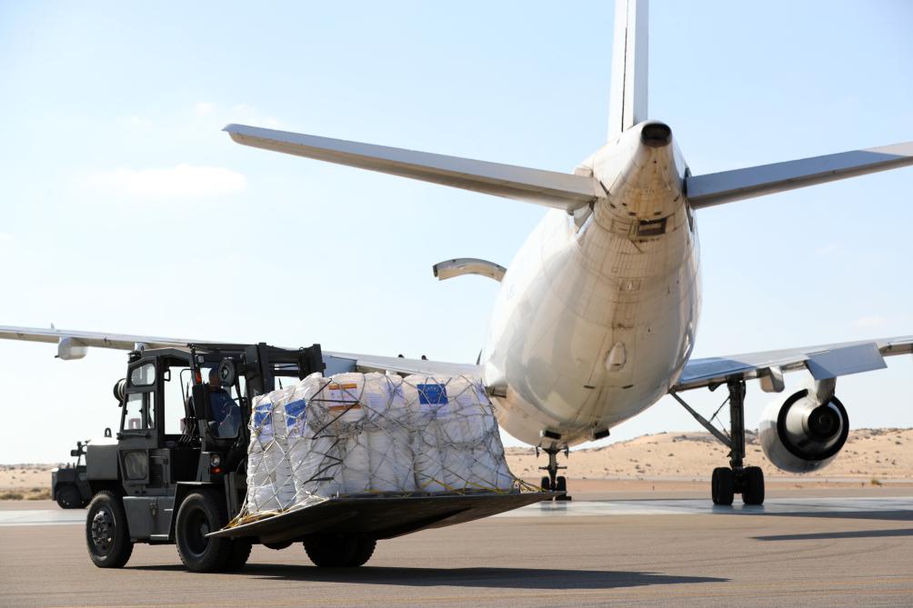 埃及：超200架次运送加沙援助物资的飞机降落阿里什机场