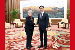 韩正会见墨西哥外长巴尔塞纳