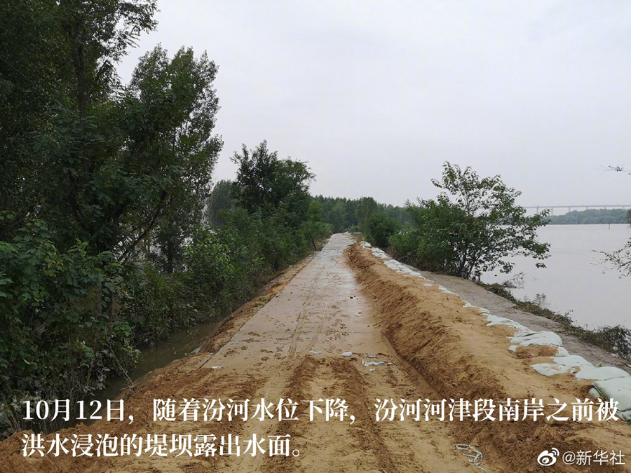 好消息！汾河下游水位持续下降