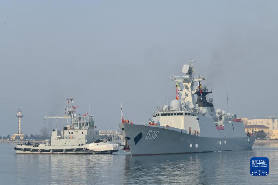 中国海军第39批护航编队凯旋